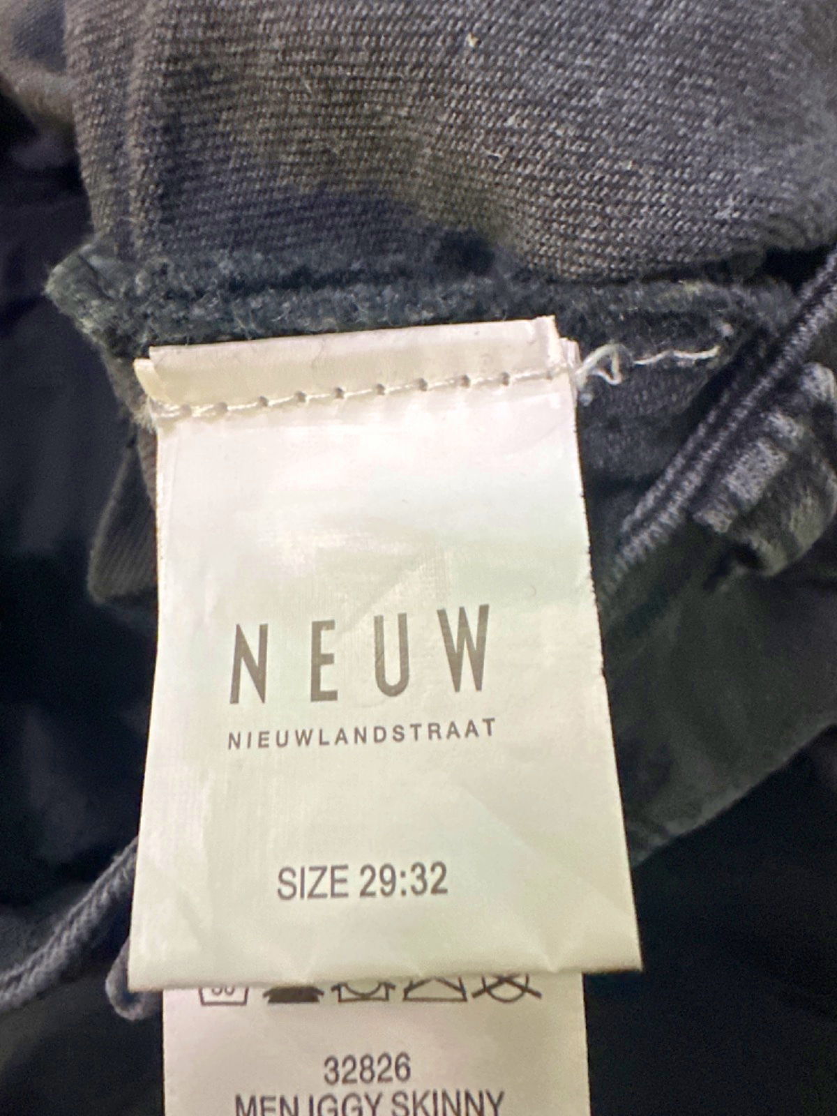 Neuw Black Iggy Skinny Jeans 29W