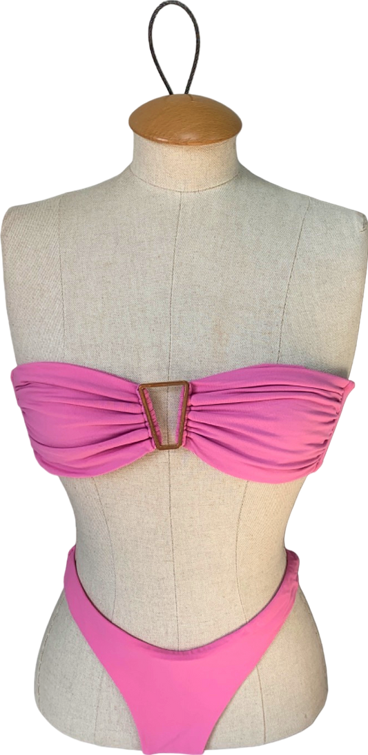 Melissa Odabash Pink Bandeau Bikini set UK 10