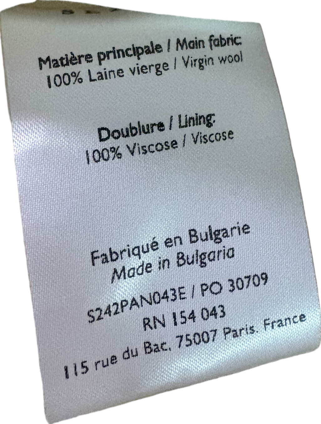 Residus Beige Wool Trousers UK 10