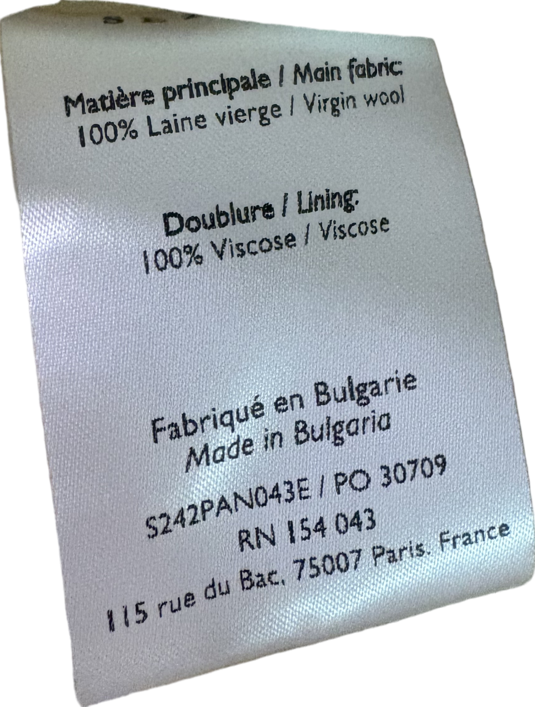 Residus Beige Wool Trousers UK 10