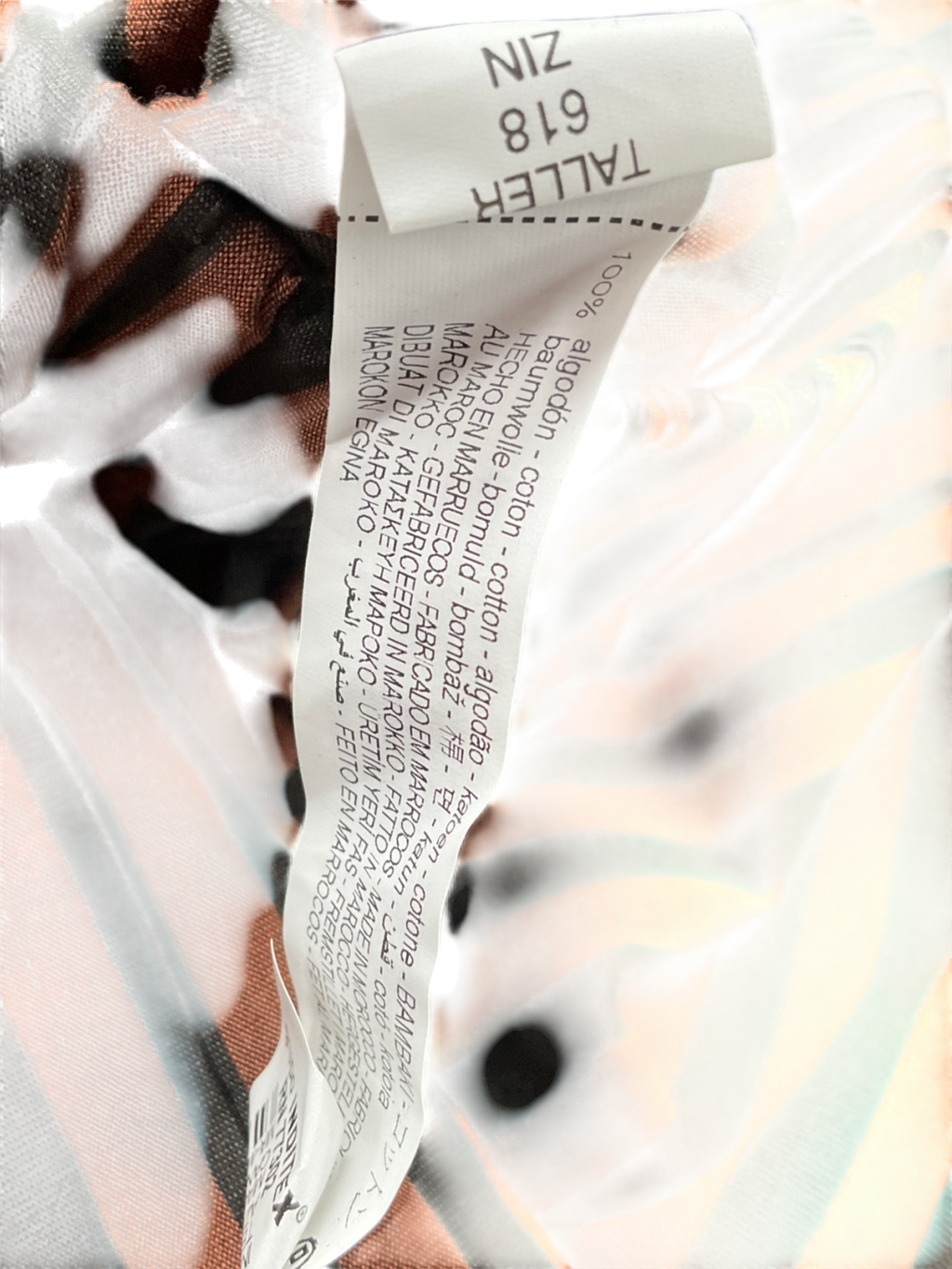 ZARA Brown Striped Trousers UK S