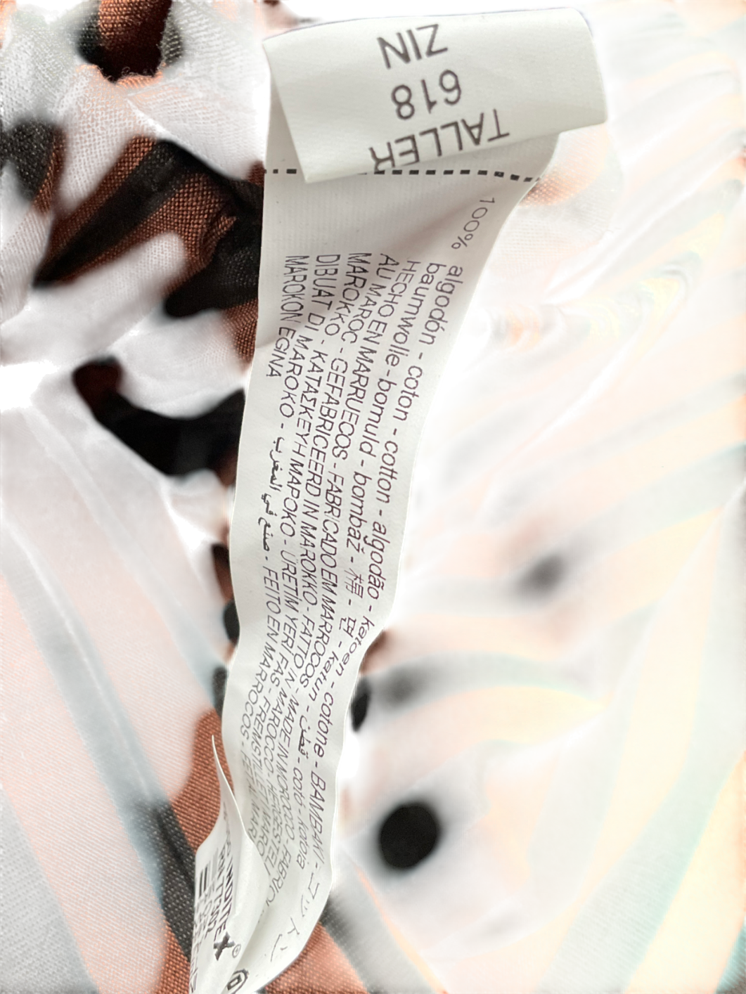 ZARA Brown Striped Trousers UK S