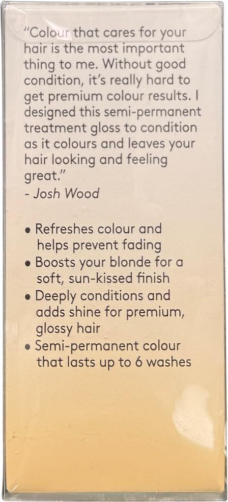 Josh Wood Colour Champagne Blonde Gloss 100ml