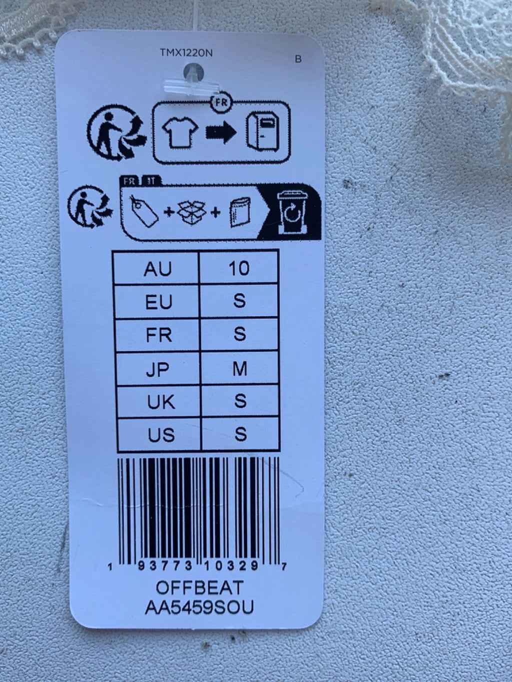 Freya Blue Lace Garter Belt Offbeat UK S