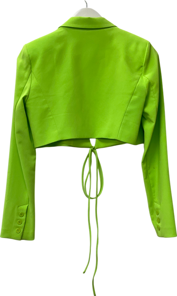 ZARA Green Cropped Blazer UK S