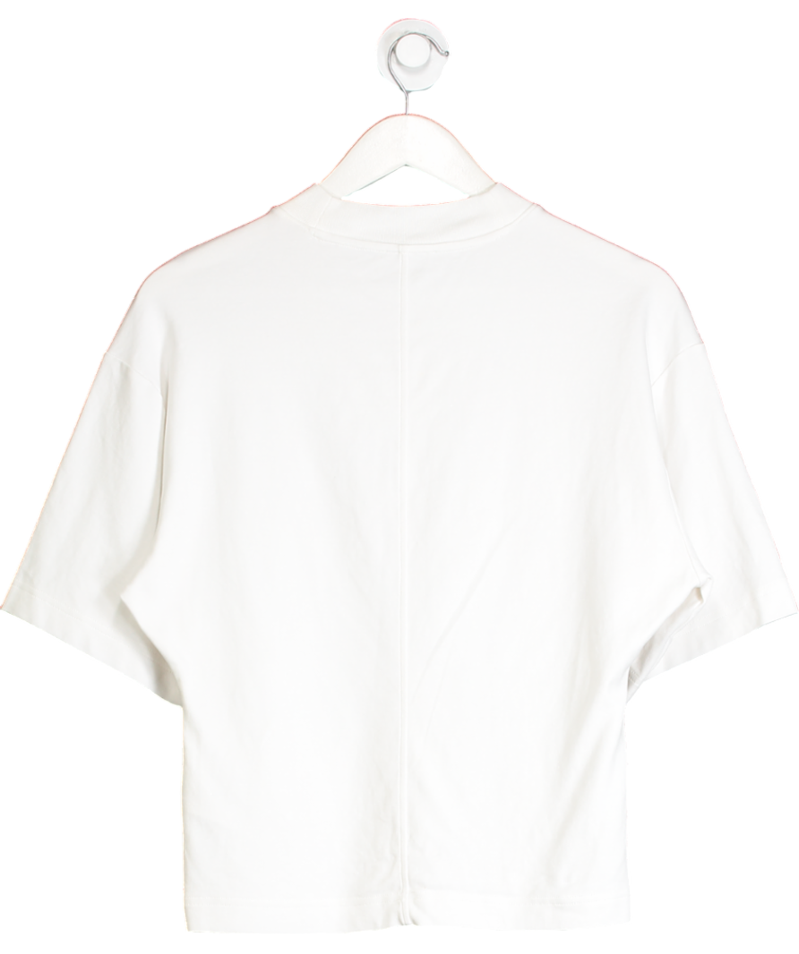 cos White Clean Cut T-shirt UK M