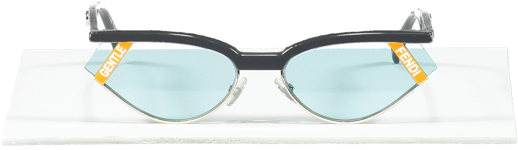 X Gentle Monster Fendi No. 1 Black / Orange Sunglasses