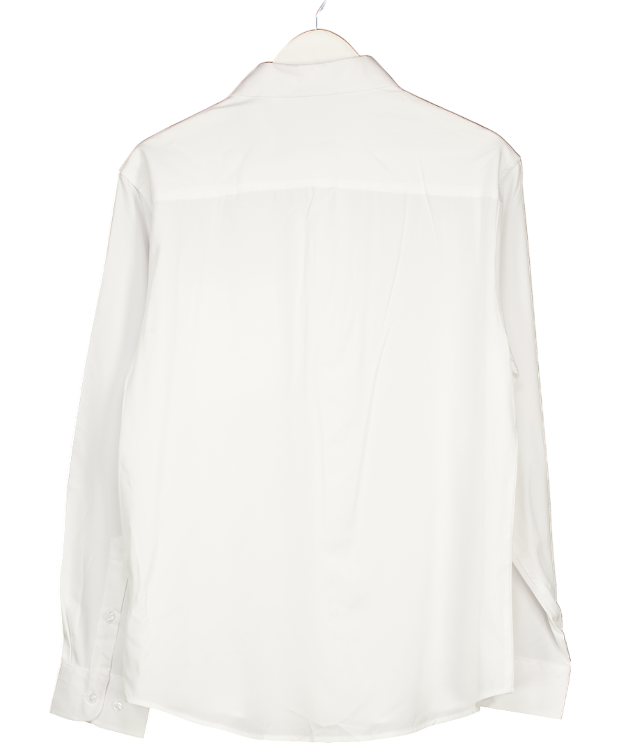 White Classic Fit Shirt UK M