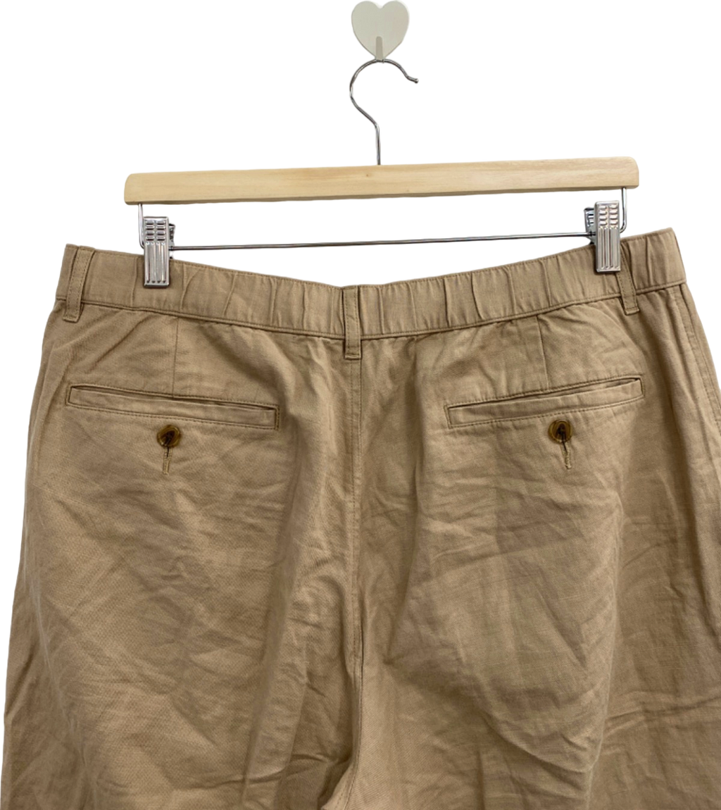 Uniqlo Beige Casual Trousers UK L