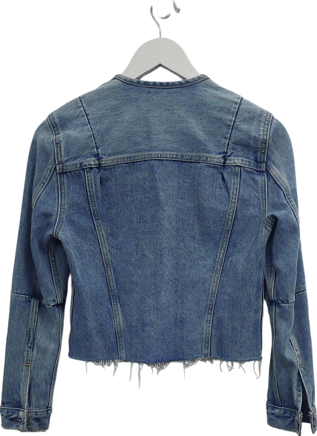 levis Blue 90s Altered Trucker Denim Jacket UK XS/S