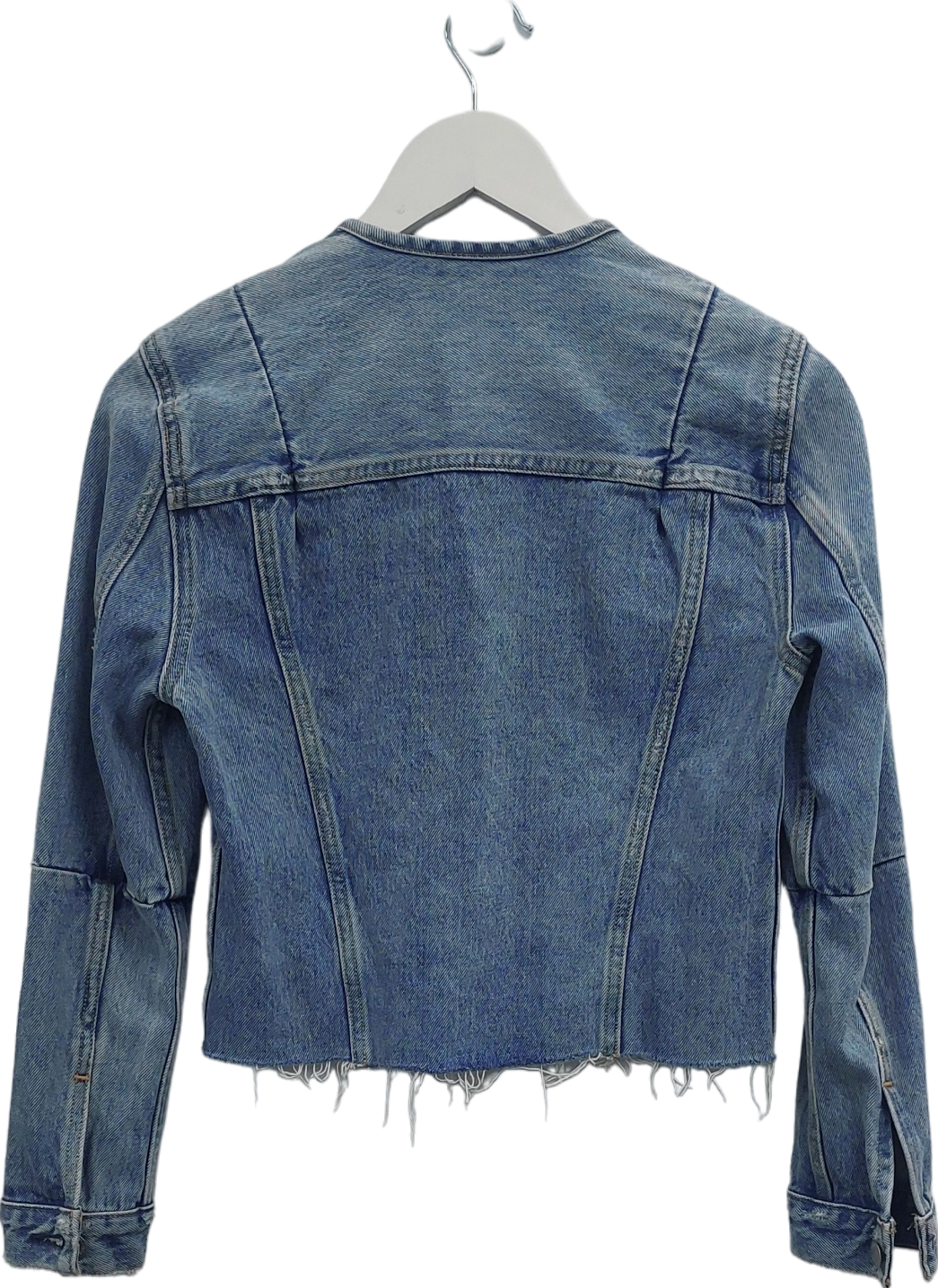 levis Blue 90s Altered Trucker Denim Jacket UK XS/S