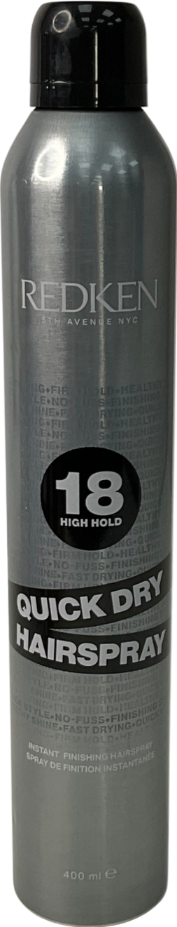 redken Quick Dry Hairspray 18 High Hold 400ml