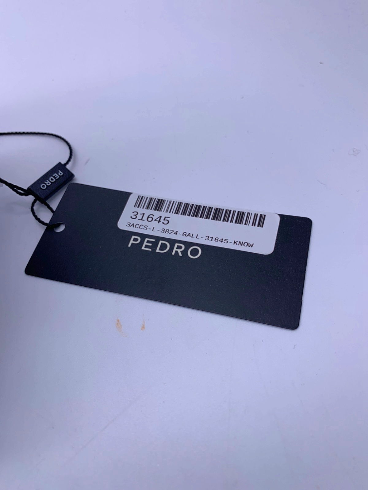 Pedro Black Cylinder Bag One Size