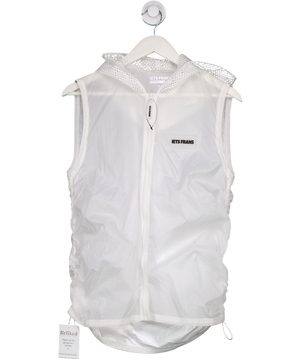 Urban Outfitters White Sheer Hooded Gilet UK XS