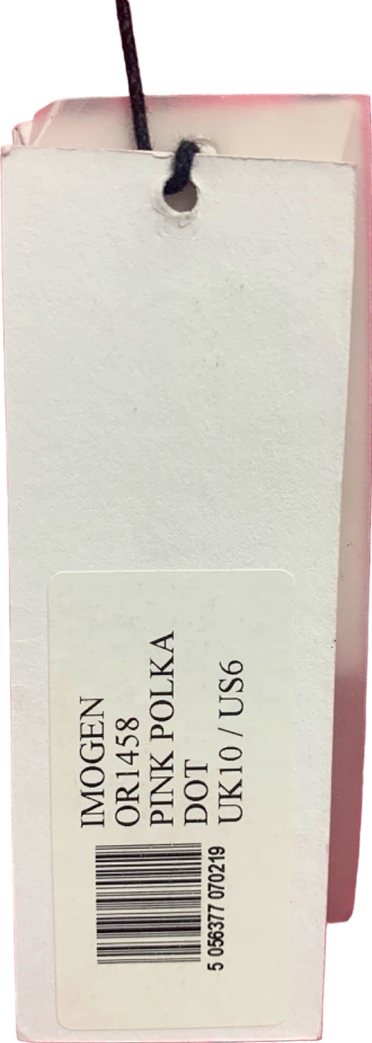 Olivia Rubin Pink Polka Dot Imogen Sequin Dress UK Size 10