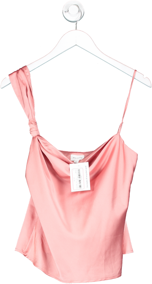 Song of Style Pink Satin Cami UK S