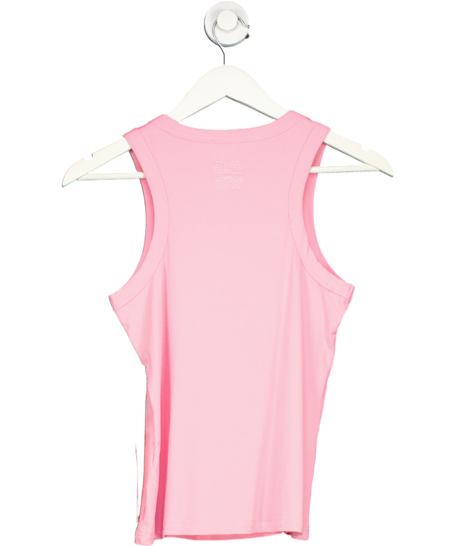 Never Fully Dressed Pink Ribbed Tank Top UK M