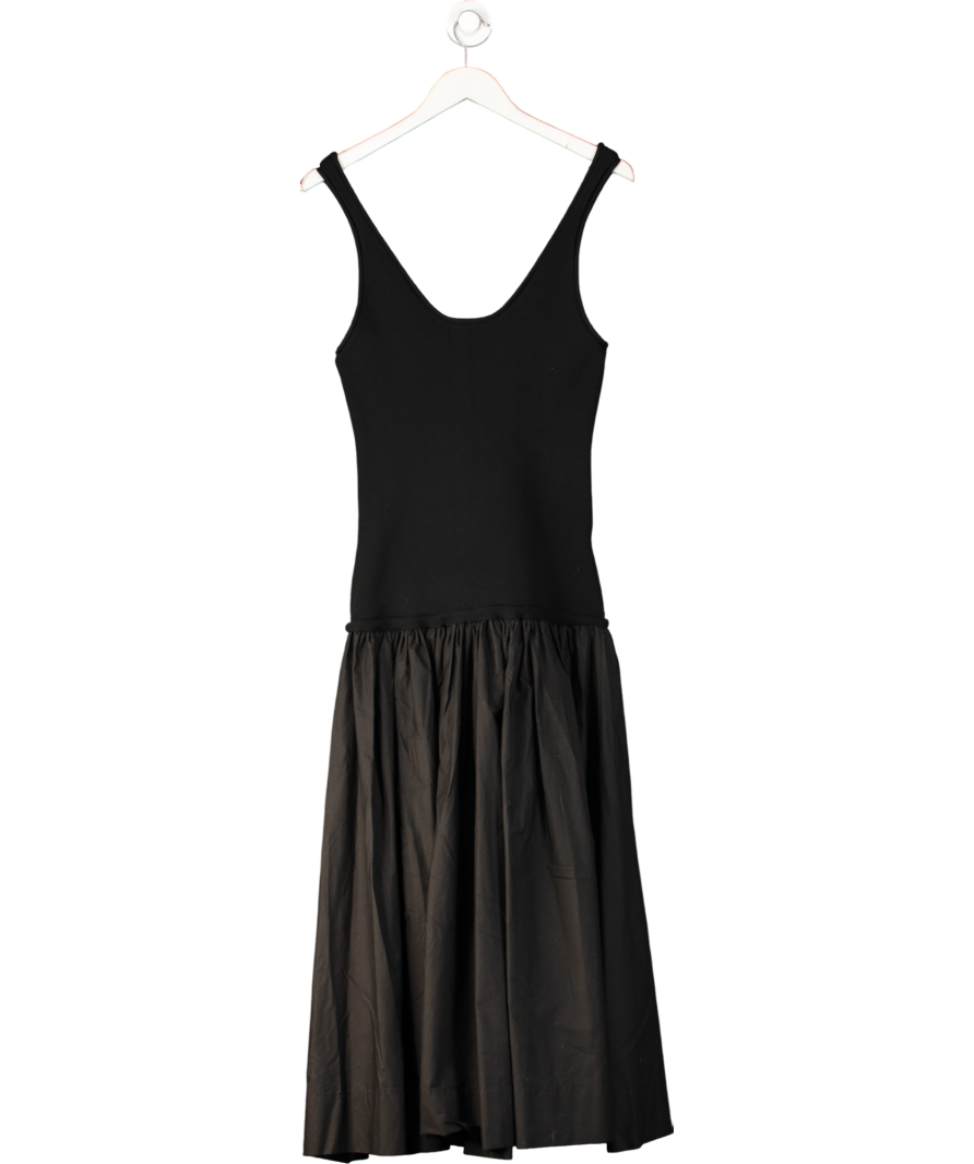 A.L.C. Black Drop Waist Maxi Dress UK M