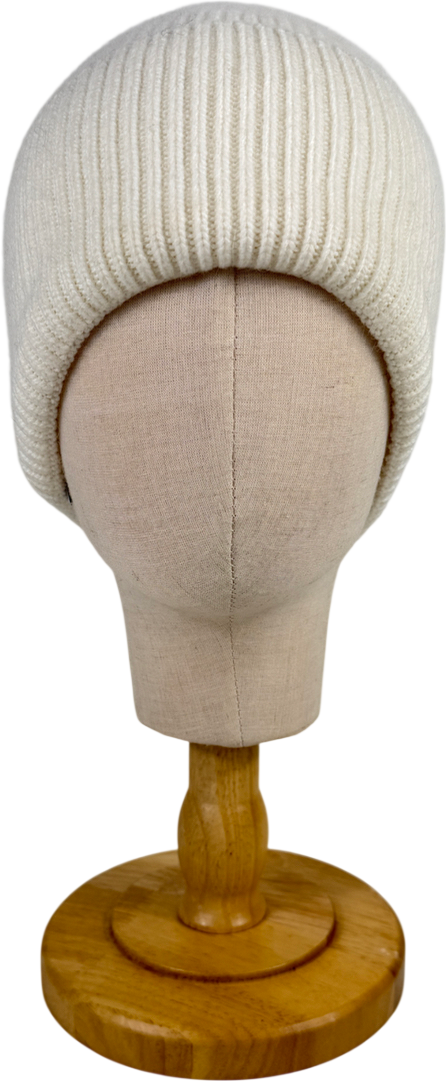 Alvii Cream Beanie Hat One Size