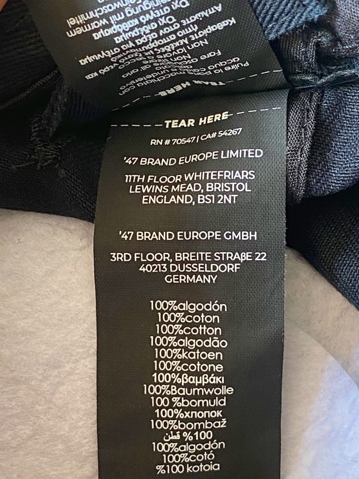 '47 Brand Black LA Dodgers Clean Up Adjustable Cap