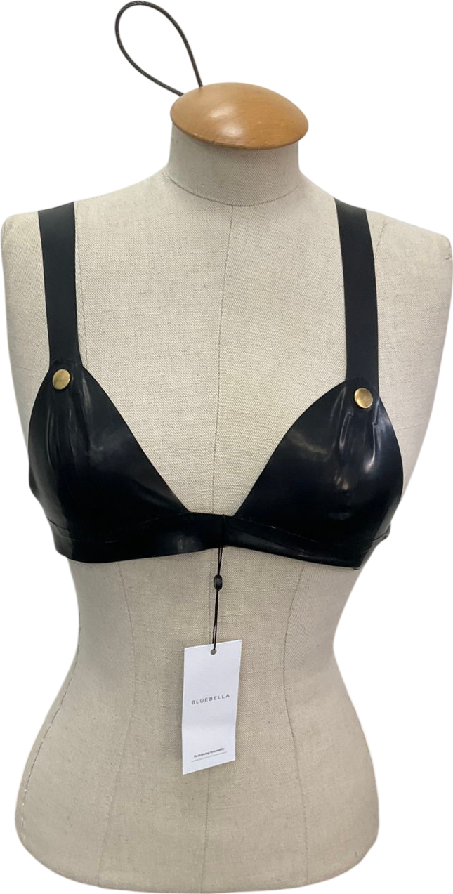 Bluebella Latex Soft Bra Black UK XS