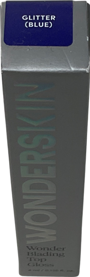 wonderskin Blading Top Gloss Glitter Blue 4ml