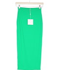 Meshki Green Stretch Jersey Midi Skirt UK XS