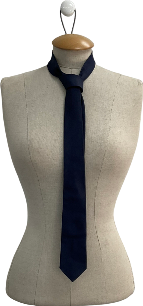 Burberry Blue Solid Colour Tie One Size