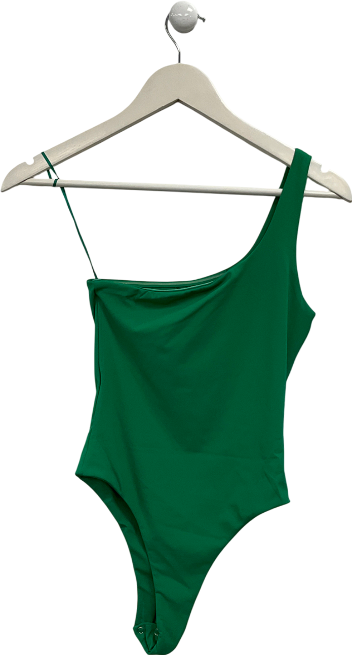 BOA Green One Shoulder Bodysuit UK XS