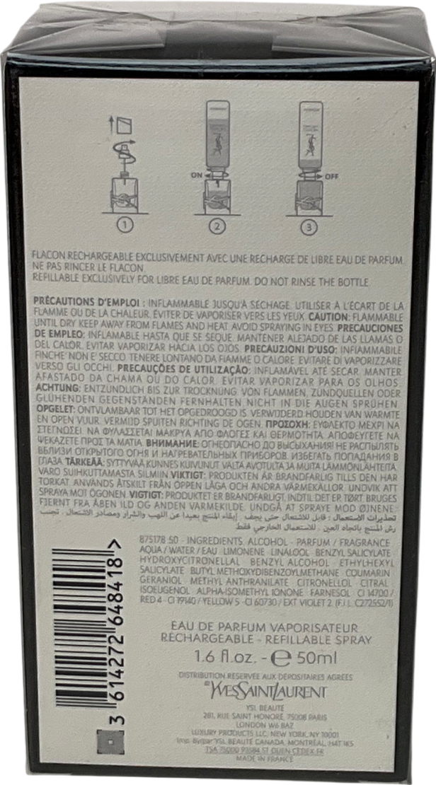 YSL Libre Eau De Parfum Libre 50ml