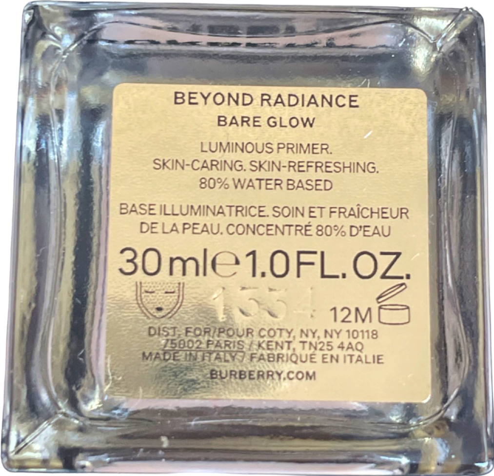 Burberry Beyond Radiance Luminous Primer Shade: Bare Glow Size: 30 ml