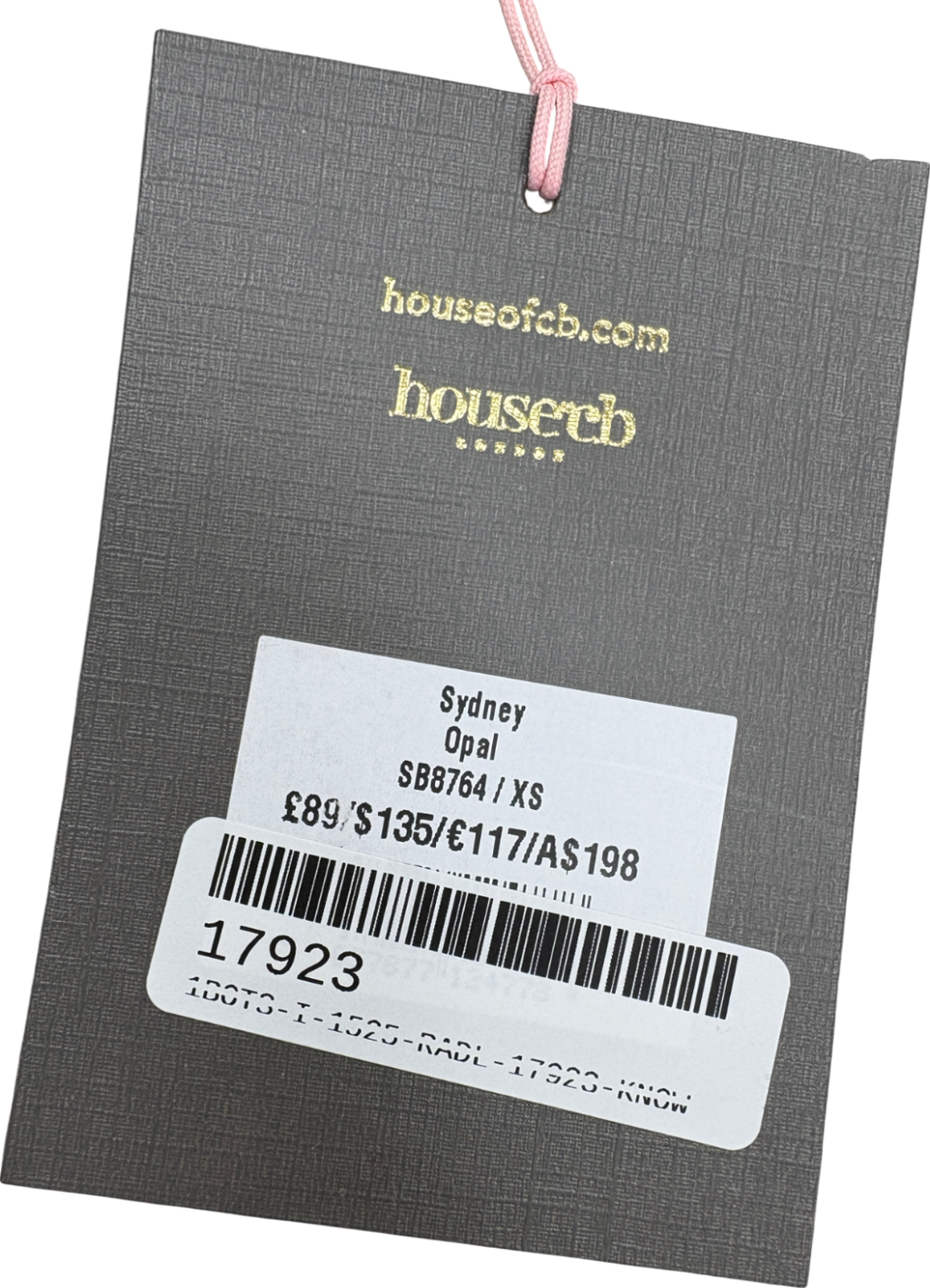 House of CB Beige Sydney Ribbed Knit Leggings UK XS