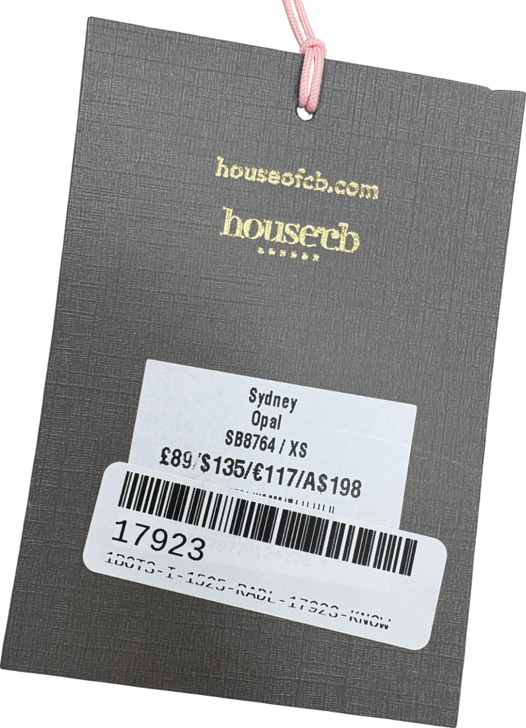 House of CB Beige Sydney Ribbed Knit Leggings UK XS