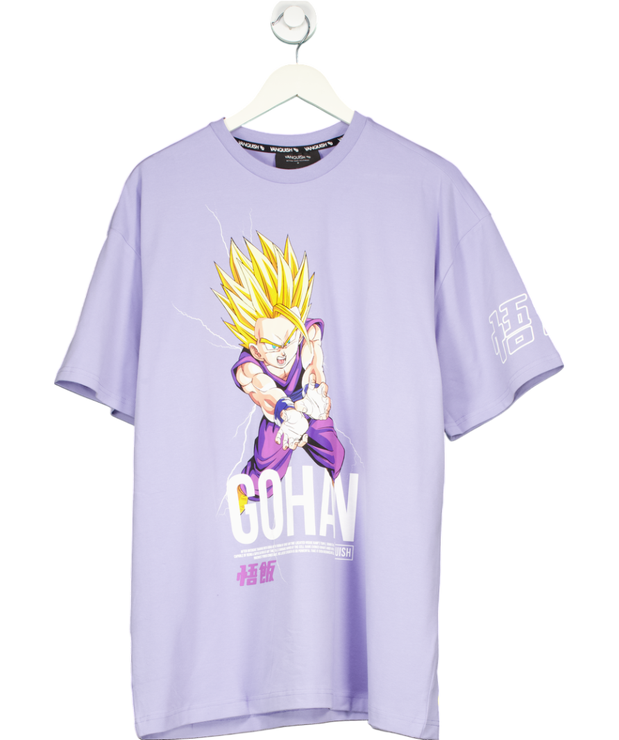 Vanquish Purple Gohan Oversized T-shirt UK M