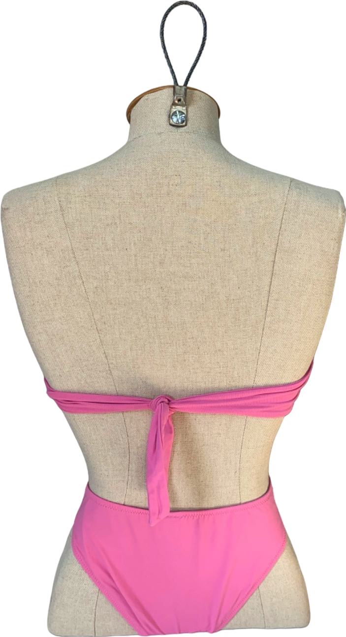Melissa Odabash Pink Bandeau Bikini set UK 10