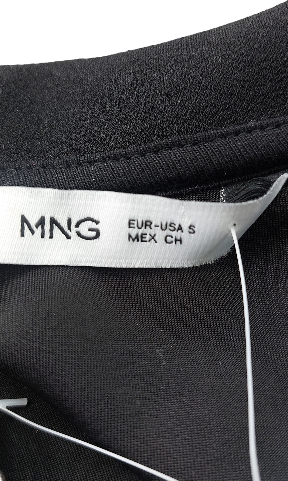 MANGO Black Zip Through Sleeveless Top UK S