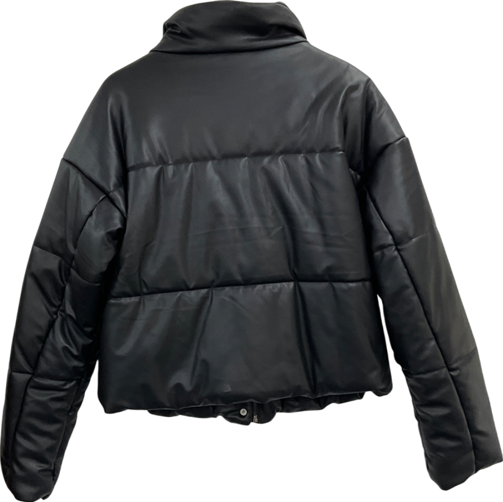 NA-KD Black Padded Jacket UK 10
