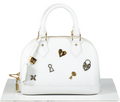 Louis Vuitton White Alma Handbag Love Lock Epi Leather Bb Bag