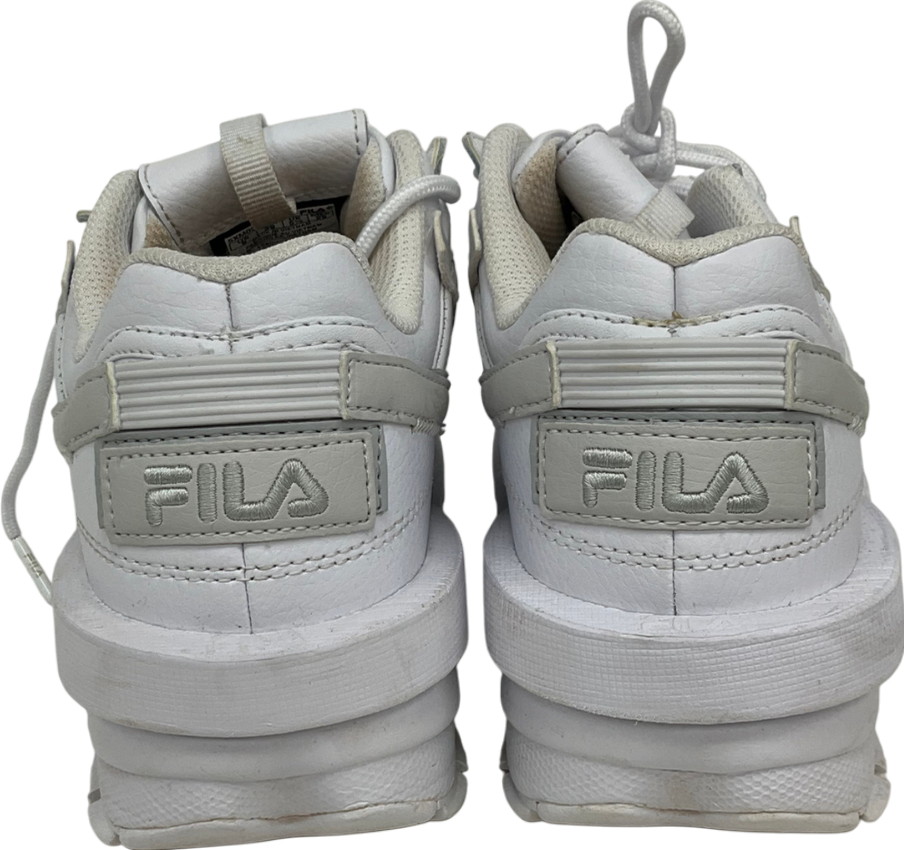 FILA White Fila Disruptor Ii Women's Trainers UK 5.5 EU 38.5 👠
