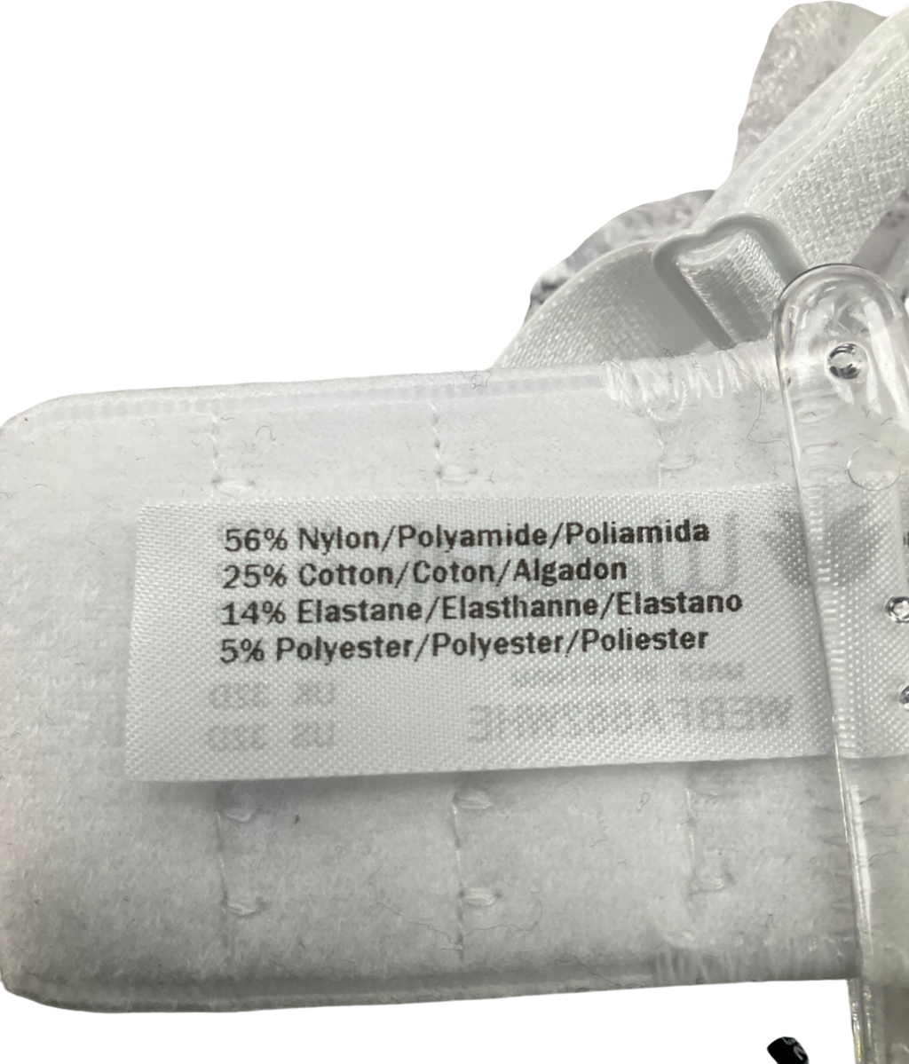 Wacoal White Eglatine Classic Underwired Bra UK 32D