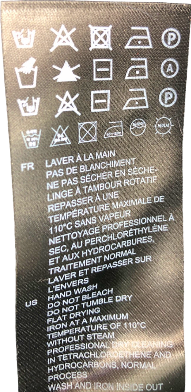 Sandro Black Pearl Embellished Beanie TU