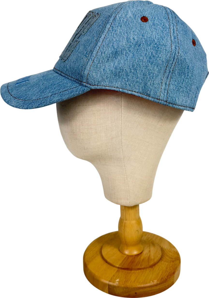 Ferrari Blue Charles Leclerc Denium Baseball Cap One Size