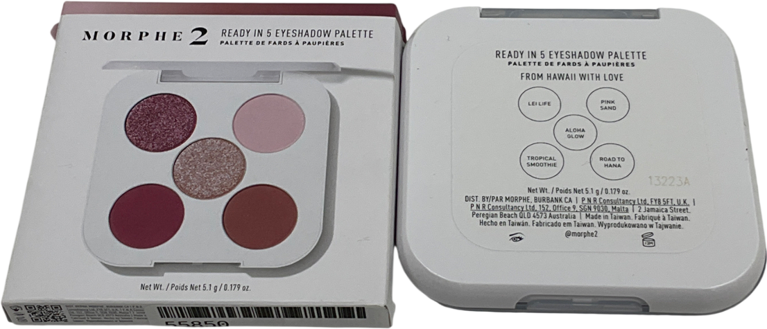 Morphe 2 Ready In 5 Eyeshadow Palette 5.11g