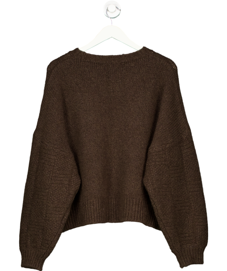 Nenes Paris Brown Alpaca Blend Alison Jumper UK L