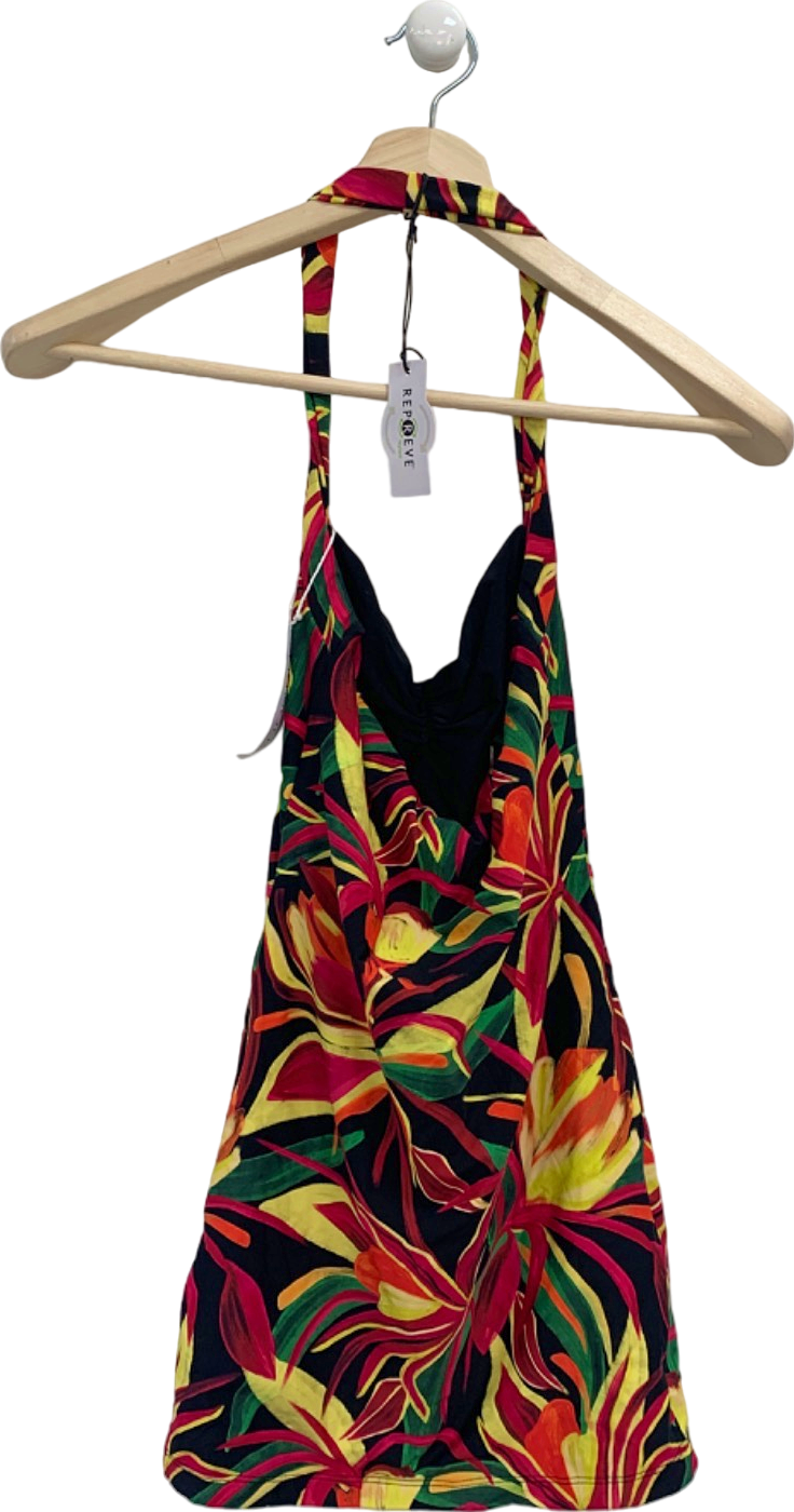 Shondel Multicolour Floral Halter Top UK S