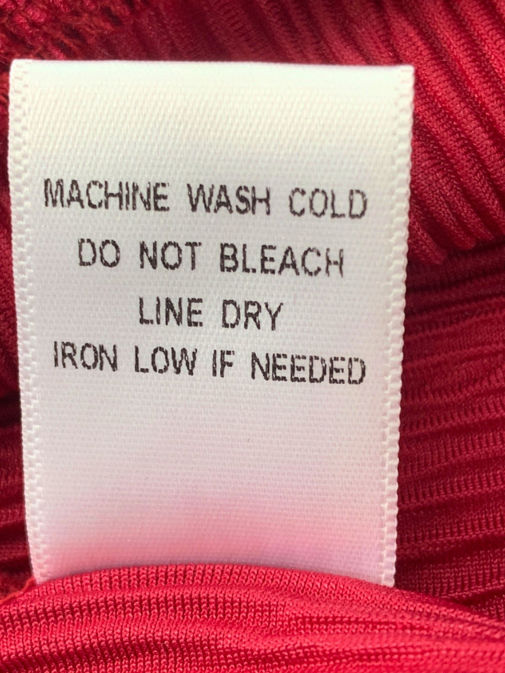 JLux Label Red Sleeveless Crinkle Turtle Neck Top UK M