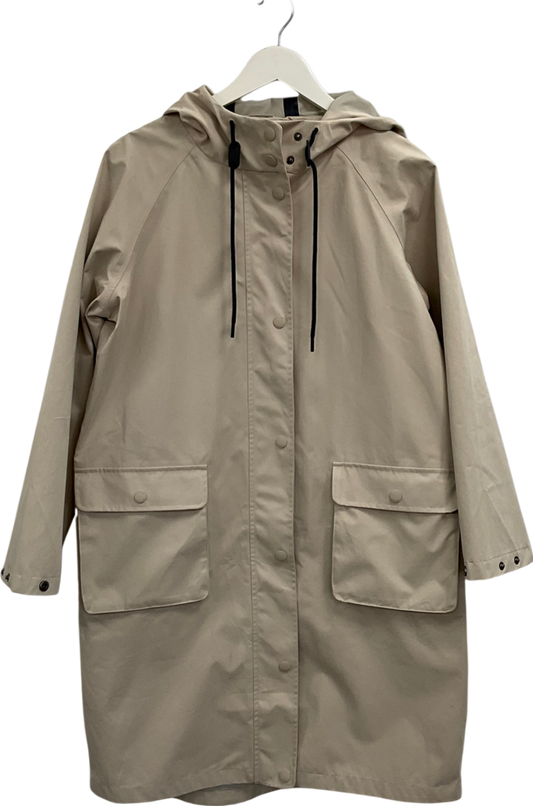 Fat Face Beige Natural Waterproof Coat UK 10