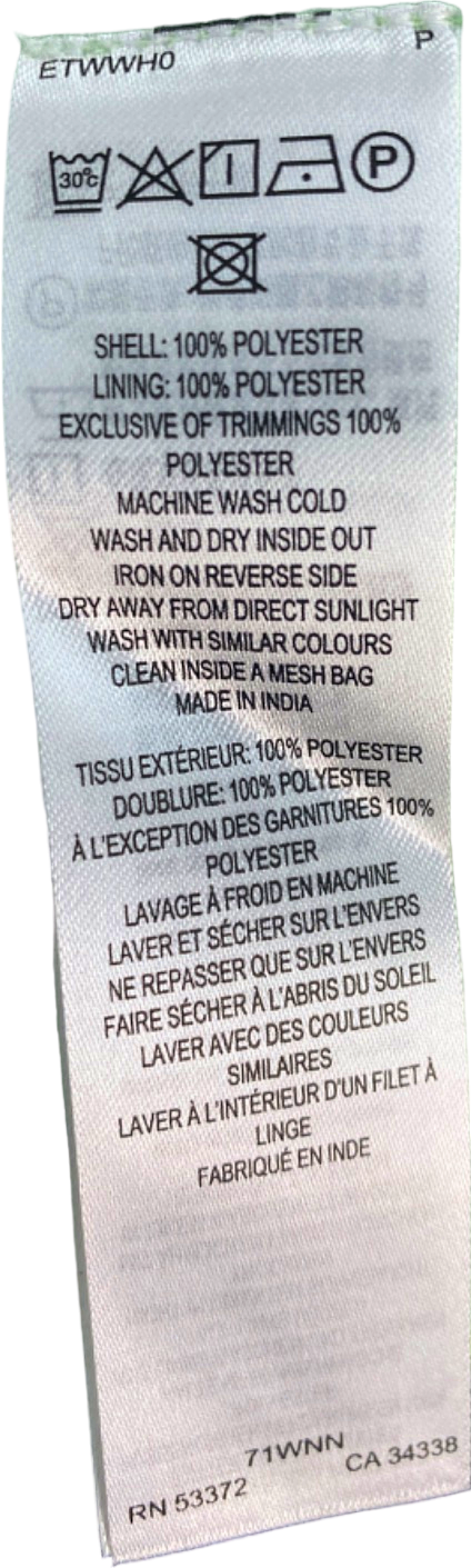 French Connection Blue Mist Multi Coloured Sequinned Midi Skirt UK 12