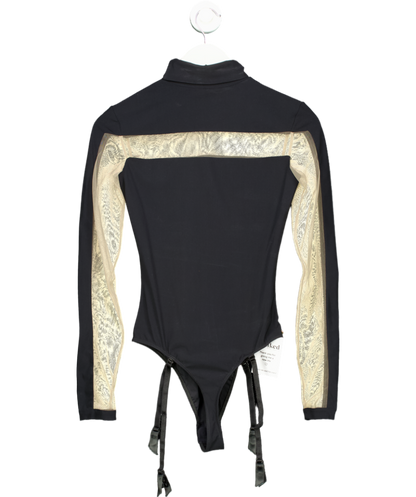 Room 24 Black Solera Bodysuit UK M