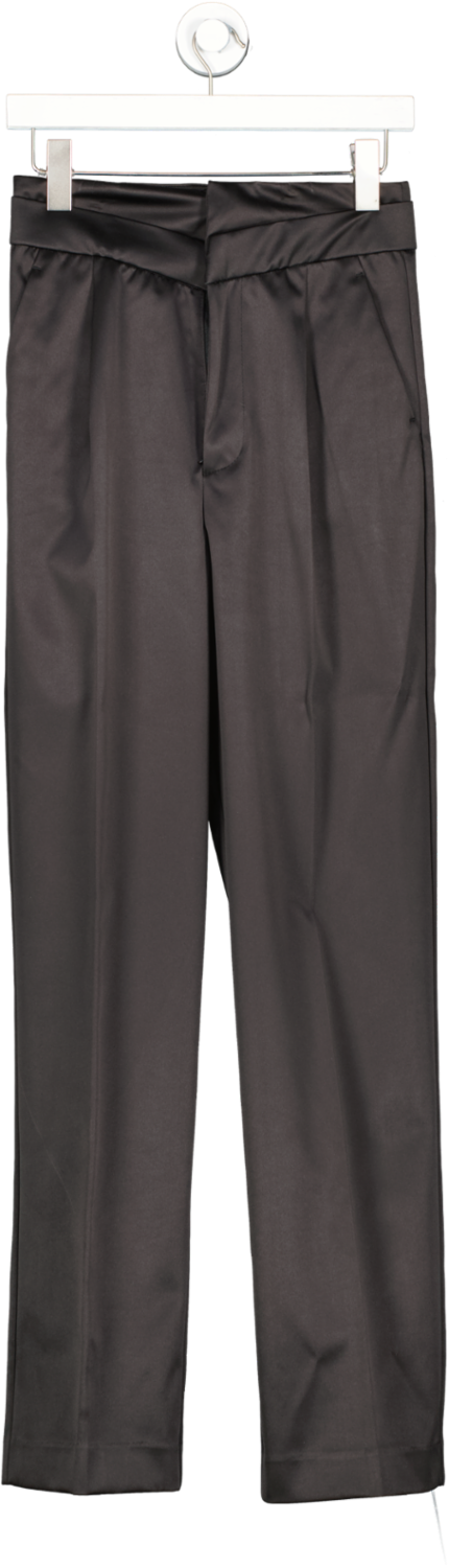 ZARA Black Limited Edition Satin Trousers UK XS